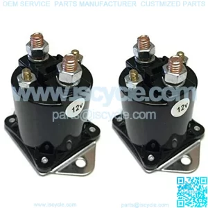 Vital All-Terrain (2) 12V Solenoid Switch 1013609 for 1984-Up Club Car DS, Precedent Gas Golf Cart