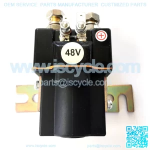 Club Car 48V, 48 Volt Albright Solenoid,4 Terminal Solenoid Coil 101908701,102774701 for Club Car 95-Up DS and 04-08 Precedent Golf Carts