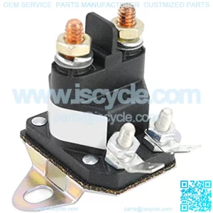 Mower Switch Solenoid Relay 4 Post, Starter Relay Solenoid Switch for Mowers Equipped with B&S Engines, Genuine Replacement Part, OEM 184251