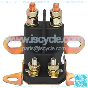 4 Pole 12V Universal Starter Solenoid Relay Fit for 334019 Briggs Stratton 5410K Poulan 146154 109946Troy Bilt 725-04437 AYP 109081X 109946 John Deere