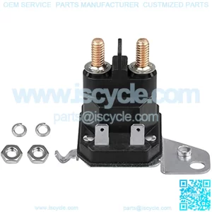 Solenoid Compatible with XT1 Lawn Mower - Starter Solenoid 12V Fit forTroy Bilt XT1 XT2 ZT1 RZT Tractor and Zero Turn Ride Mower, Replace 725-06153A 725-06153