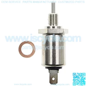 21188-2011 Fuel Shut Off Solenoid for KM21188-2011 M13847 LT180 LX277 X520 X700 X710 Z840 GX325 with Carb 15003-2801 74401 74405 74801 Lawn Tractor 21188-2011 Solenoid