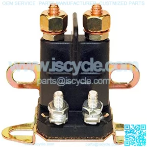 334019 Universal 4 Pole Solenoid Replaces, 5410K Craftsman, Poulan, 109946 MTD, Cub Cadet, Troy Bilt 725-04437 & Many Others, Black