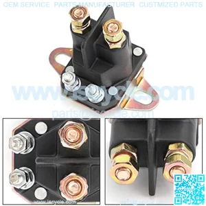 Motorcycle Starter Relay Solenoid, OEM Starter Relay fits for Lawn Mowers MIU12537 S240 X300 X304 X310 X320 X324 X360 MIU12537