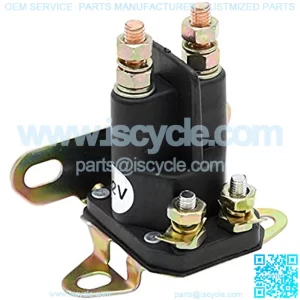 Starter Solenoid Relay 4 Pole Compatible with 5410K, Craftsman, 109946 MTD, Mower AM133094 AM138497, L100 L110 L118 L120 L130