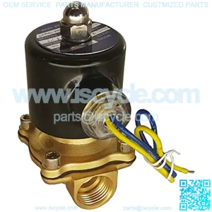 110v Ac Electric Solenoid Valve Water Air Gas, Fuels N/c - 1/4IN, 1/2IN, 3/4IN, 1IN NPT Available (110V AC 1/2IN NPT)
