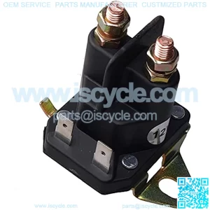 12V 100A 4 Terminals Starter Solenoid Fit for Lawn Tractors RZT XT1 Z-Force ZT1 ZT2 725-06153A 725-06153