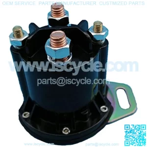 Starter Solenoid Relay Switch for Hydraulic Rv Grid Heater Lawn and Garden Applications 12V Copper Contact Plastic Case Max 150A-200A 4 Terminals New Z427