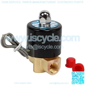 2W025-N08/DC12V 1/4"NPT Brass Electric Solenoid Valve Normally Closed Water, Air, Diesel