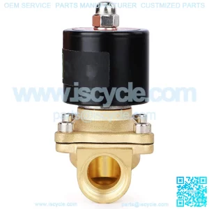 3/4" Brass Electric Solenoid Valve 110V AC Normally Closed Water, air, Diesel.