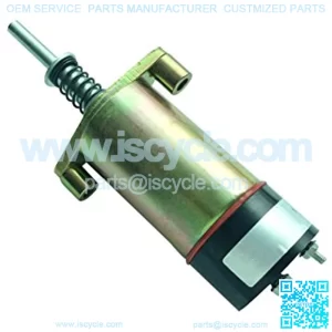 New Fuel Shutoff Solenoid 12 Volt 2 Terminals Intermittent Duty Cycle for Caterpillar 3204 3304B 3306 3306B 3306C 3406C 8C9986 8C-9986 125-5773 1255773