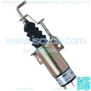 New Premium Fuel Shut Off Solenoid Compatible with Lister Petter Applications 12 Volt 2 Terminal Intermittent Duty Cycle Replaces 366-07197 SA-3405T 1502-12C7U2B2S1 SA3405T
