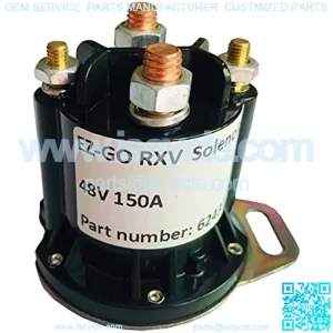 EZGO RXV Electric Golf Cart Solenoid, 48V 150A,4 Terminal OEM# 624317,649373