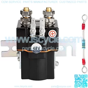 Golf Cart 48V Solenoid for Club Car DS & Precedent 2000-up, with Resistor, OEM# 101908701 102774701 1014947
