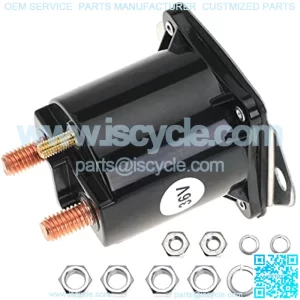 36V Electric 4 Terminal Golf Cart Solenoid Fit for 1976-1998 Club Car DS Golf Cart Replace 8016 1PCS