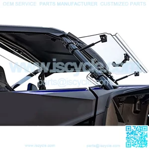 Heavy Duty Scratch Resistant Flip 3-IN-1 Windshield for Honda Talon 1000 (2019+) - Hard Coated for Extreme Durability - Designed for Year-Round Riding!