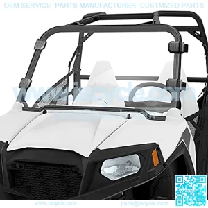 Clear UTV Full Windshield for Polaris Razor, 12-18 RZR 570, 08-14 RZR 800, 09-14 RZR S 800, 10-14 RZR 4 800, 11-14 RZR XP 900, 11-14 RZR XP 4 900, 2020-2021 RZR Trail 570