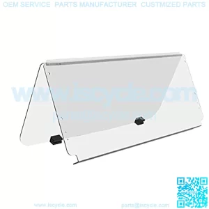 Clear Windshield Compatible with 1982-2000.5 Club Car DS Golf Cart Folding Fold Down Approximate Dimensions 39.25" W X 36.75" H