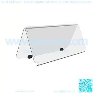Windshield Compatible with 1982-2000.5 Club Car DS Clear Fold Down Impact Resistant Golf Cart DS Model Approximate dimensions 39.25"W X 36.75"H