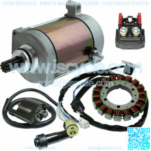 Stator for Yamaha Kodiak 400 2000-2006 Starter Solenoid Ignition Coil Atv