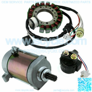 Stator for Yamaha Grizzly 600 YFM600 Starter & Solenoid 1999 2000 2001 Atv New
