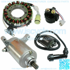 Stator Starter Solenoid Ignition Coil for Yamaha Warrior 350 YFM350 2002-2004