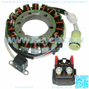 Stator for Yamaha Raptor 350 YFM350 2004-2010 Relay Solenoid Atv New