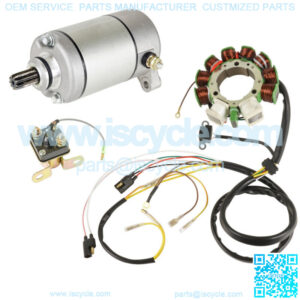Stator for Polaris Sportsman 500 Starter & Solenoid 1998 1999 2000 2001 Atv New
