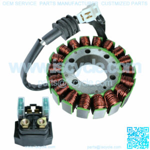 Stator for Yamaha R6 YZF-R6 YZFR6 1999 2000 2001 2002 Relay Solenoid New