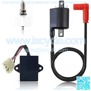 Ignition Coil CDI Box Spark Plug for Yamaha Gas Golf Cart G9 1991-1995 G9AG 1991 G9AH 1992 G9AJ 1993 G9AK 1994 G9AM 1995 J38-82310-20-00 99999-02368-00