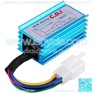 Racing AC 5 Pin CDI Box for GY6 50cc 70cc 90cc 110cc 125cc 140cc 150cc 160cc 139QMB 152QMI 157QMJ Chinese ATV Quad Go Kart Pit Dirt Bike Motorcycle - Blue
