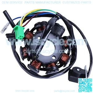 Ignition Stator Magneto DC 8 Pole 5 Wire Coil For GY6 49cc -180cc engine Scooter Moped ATV Sunl Roketa Dune Buggy Go Kart