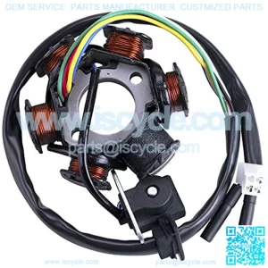 Ignition Stator Magneto AC 6 Pole Coil for GY6 125cc 150cc Scooter Moped ATV Dune Buggy Go Kart scooter