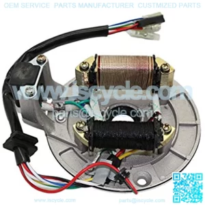 2 Coil Ignition Magneto Stator Plate for 50cc 70cc 90cc 110cc 125cc Kazuma SSR Baja ATV Quad Dirt Kick Bike 4 Wheeler