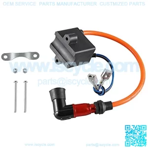 Ignition Coil CDI Red Light For 49cc 50cc 60cc 66cc 80cc 2 Stroke Engine Motorized Bicycle