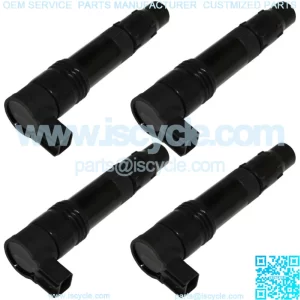 4 Ignition Coils For Kawasaki Ninja ZX-12R ZX1200 2000 2001 2002 2003 2004 2005