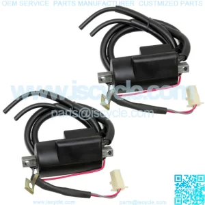 Set of 2 Ignition Coils for Yamaha XJ650 1980-1983/XJ650L 1981-1983/XJ650R 1982