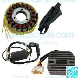 Stator & Regulator W/Ignition Coil for Kawasaki KLF300 Bayou 300 4X4 1989-1998