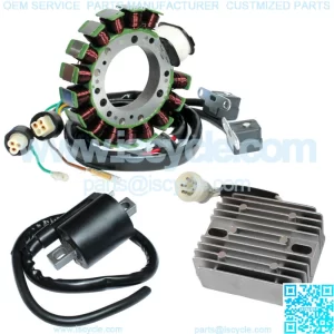 Stator & Regulator Rectifier for Yamaha Warrior 350 YFM350 1988 W/Ignition Coil
