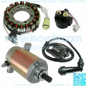 Stator Starter Solenoid Ignition Coil for Yamaha Wolverine 350 YFM350 2002-2005