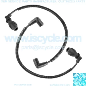 2 Ignition Coil Spark Plug Wire 47cm for Polaris RZR 800 EFI 2008 4010909 401105