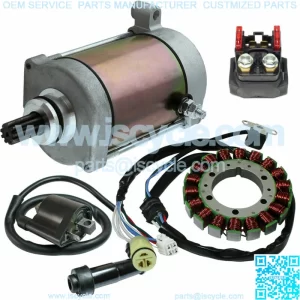 Stator Starter Solenoid Ignition Coil for Yamaha Grizzly 400 450 660 2002-2011