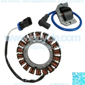 For Kawasaki Mule 600 610 SX Charging Coil w/ Ignition Coil KAF400 2009-2021