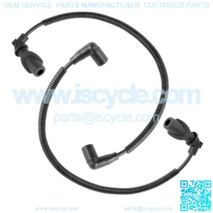 2 Ignition Coil Spark Plug Wire 47cm for Polaris RZR 800 EFI 2008 4010909 401105 (For: Polaris)