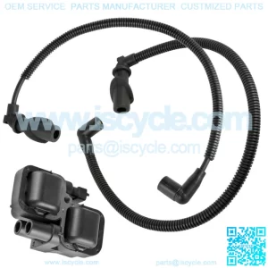 Ignition Coil w/ Spark Plug Wire 59.3 49.5 cm For Polaris Sportsman 800 2009-15 (For: Polaris)