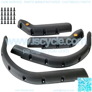 Golf Cart EZGO TXT Standard Front and Rear Fender Flares(4PCS) for EZGO TXT 1998-2013 Gas/Electric Golf Cart with Metal Hardware(Not Fits 48V Electric)