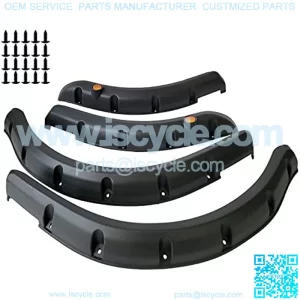 Golf Cart Club Car DS Front and Rear Fender Flares 4PCS for Club Car DS 1994-UP Gas/Electric Golf Carts with Metal Hardware