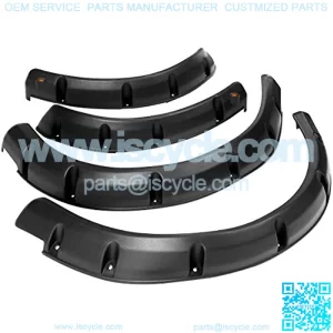 Golf Cart Front Rear Fender Flares for EZGO RXV 2008-2015, with Metal Hardware, Set of 4