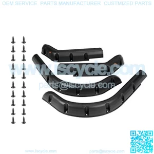 Golf Cart Fender Flares for EZGO TXT| Club Car Precedent| Yamaha G22| EZGO RXV| Club Car DS| Yamaha Drive G29 - Set of 4 (Front and Rear)