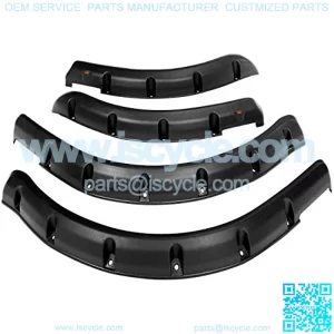 Golf Cart Front Rear Fender Flares for Club Car DS 1993-up, with Metal Hardware, Set of 4